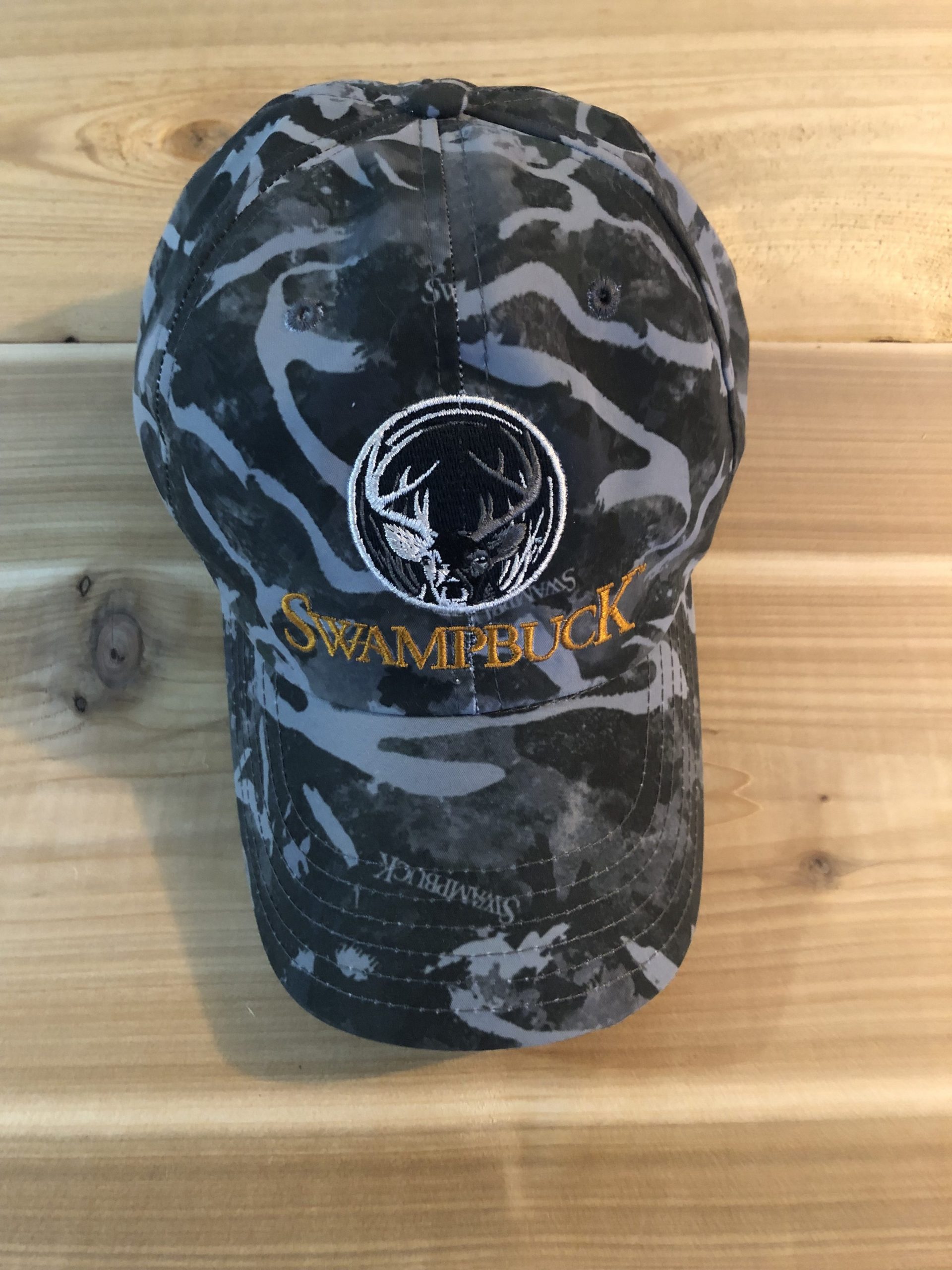 Gray Camo Logo Hat | Swamp Buck Camo