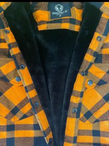 Phanes Front Zip Sherpa Jacket - Orange main image 0