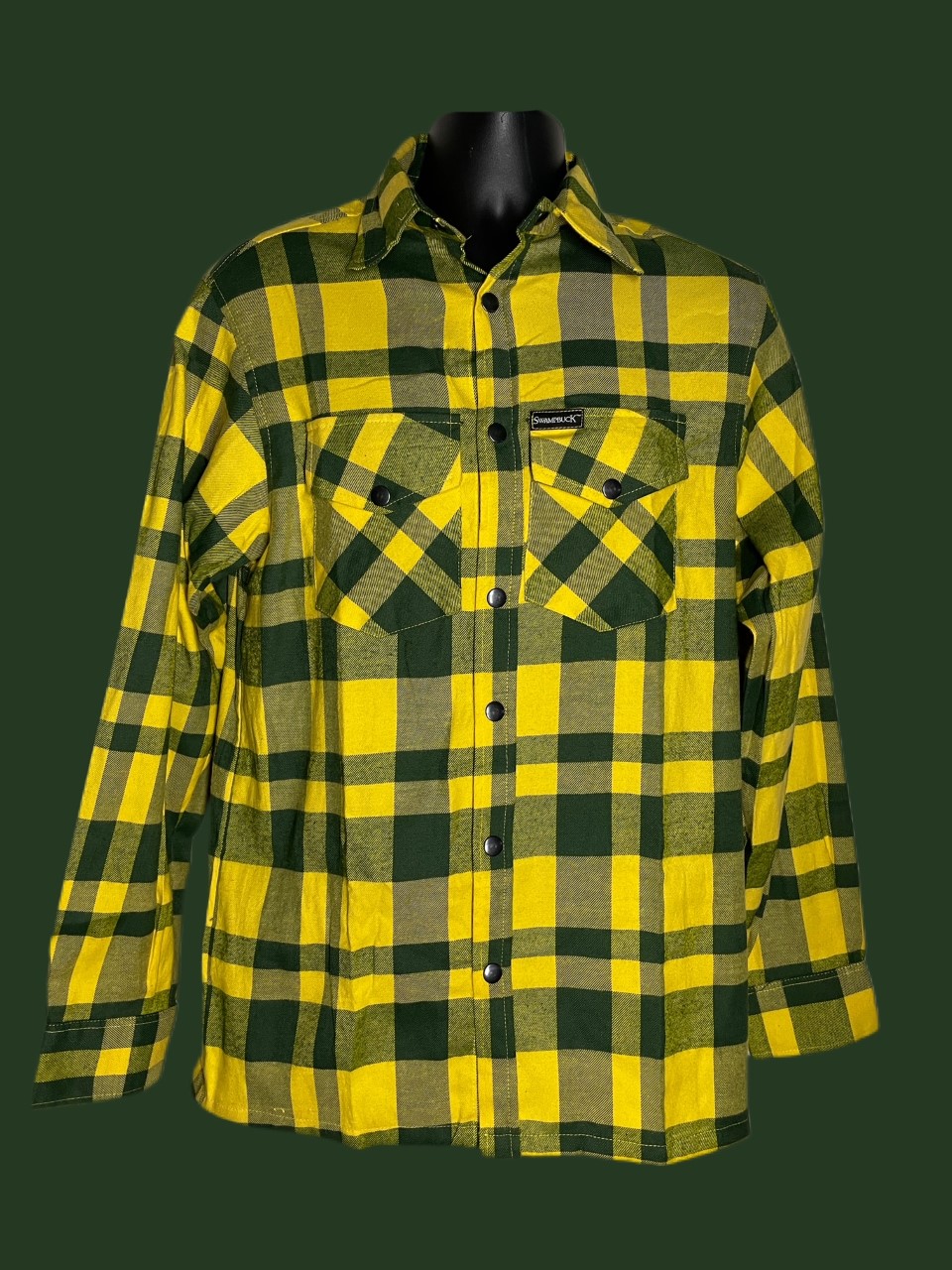 Green and Gold Flannel shirt!