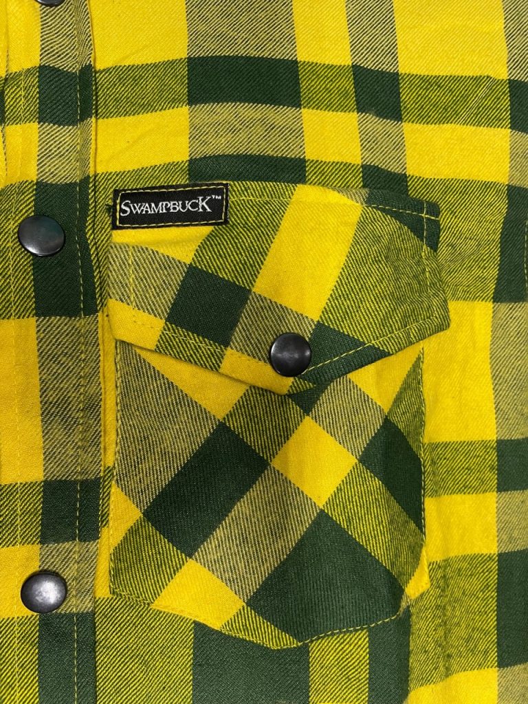 Green and Gold Flannel shirt! – Swamp Buck Camo